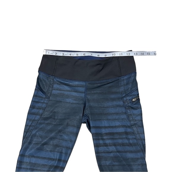 Lululemon Run Top Speed Crop Good Vibes Cropped Leggings Size 4 - Picture 4 of 10